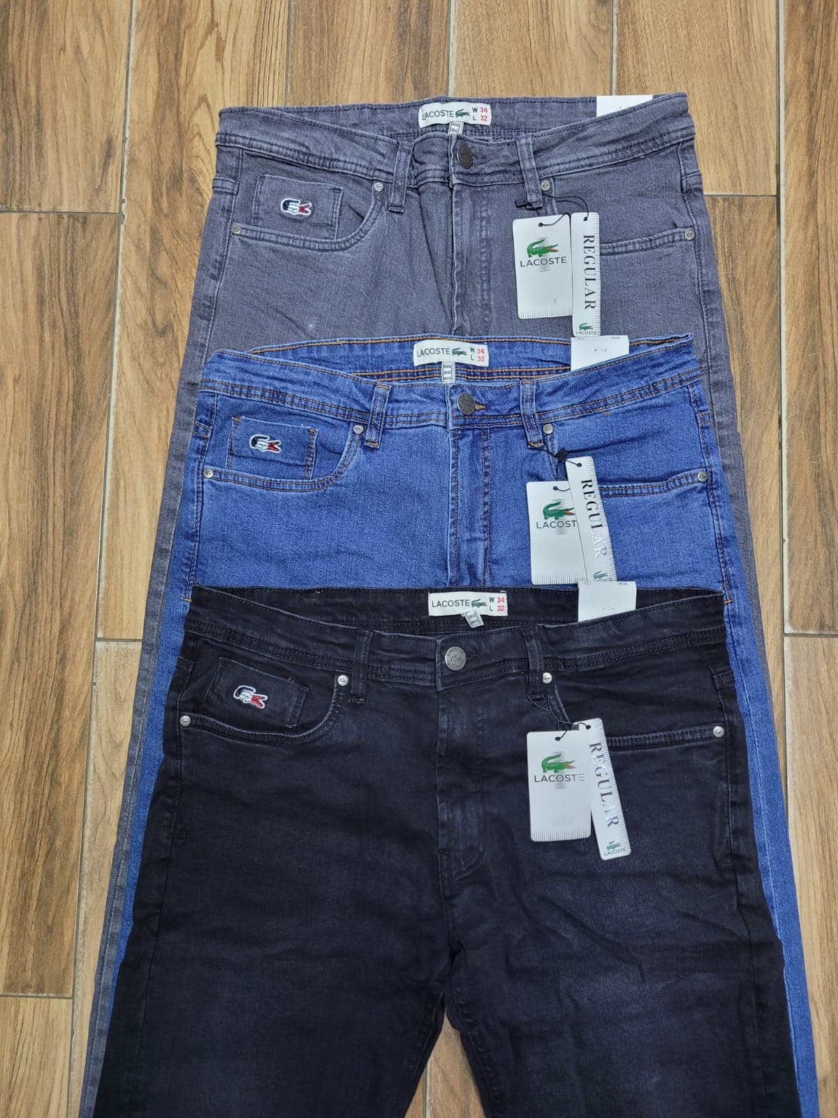Lacoste Men’s Premium Regular-Fit Denim Jeans